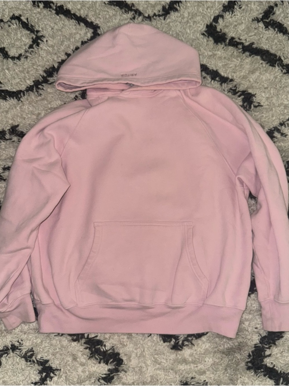 Aritzia Cozy Sweatfleece Mega Hoodie in Villa Pink